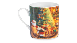 Набор чашек кофейных с блюдцем 6шт Lamart Noel Сюрприз Подарки Санты