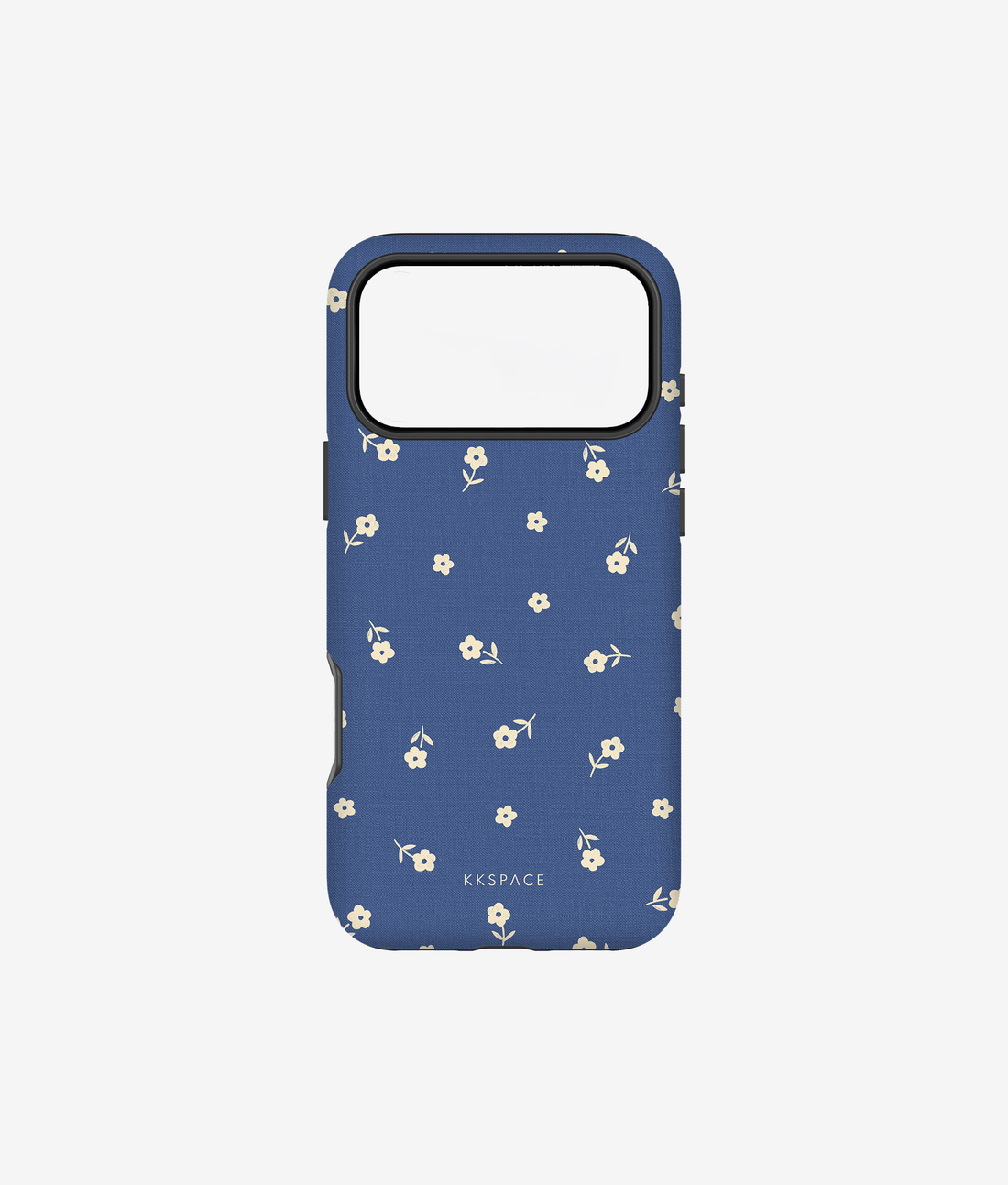 Чехол EARLY FLOWERS (синий) для iPhone