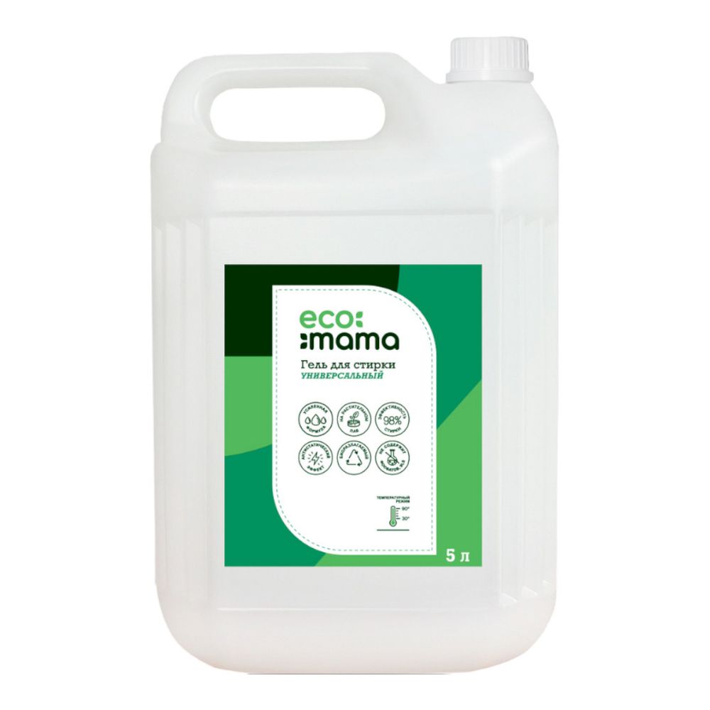 Гель для стирки универсальный, 5 л (EcoMama)