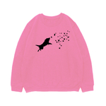 Свитшот "Бордер Колли и бабочки"