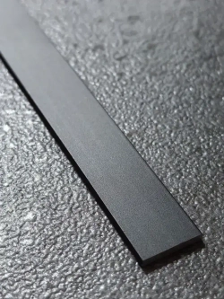 Полоса алюминиевая декоративная 10х1.5мм 2.7м Чёрный матовый