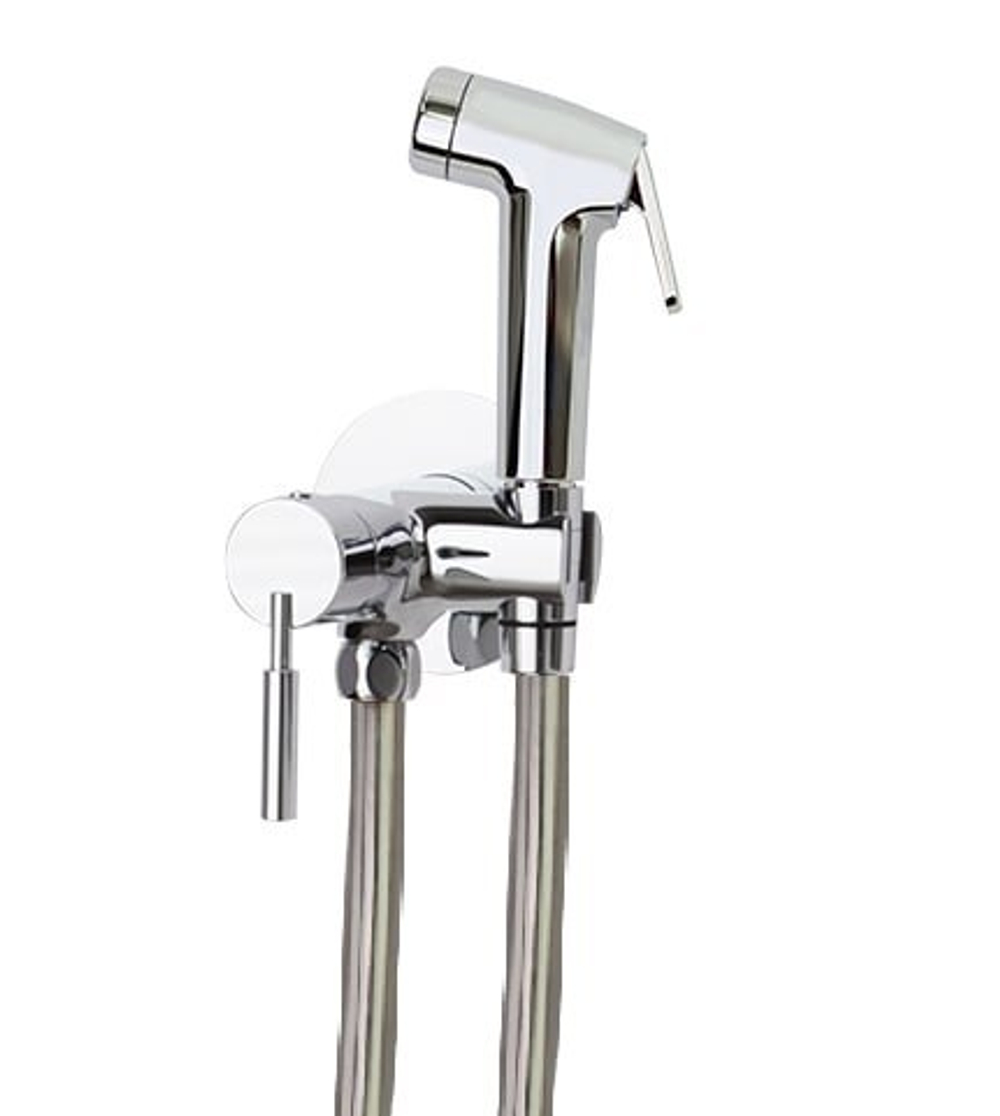 Гигиенический душ встраиваемый с магнитным клапаном и ABS лейкой 756801WC