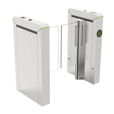 ZKTeco Mars-S100, скоростной турникет с распашными створками