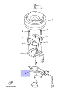 Датчик Холла Yamaha 9.9/15лс (оригинальный арт. 63V855800000)