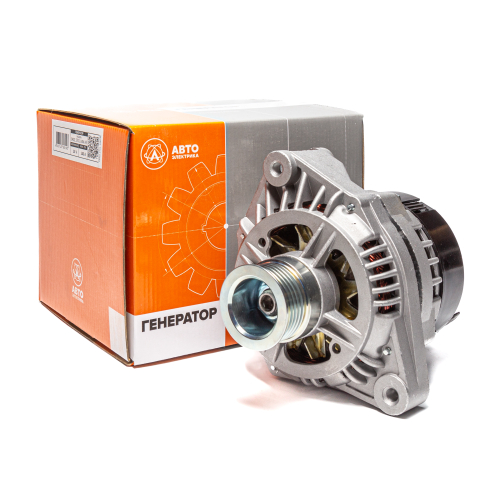 Генератор, ВАЗ, 14 В, 140 А, поликлиновый (ан. 5102.3771-30)