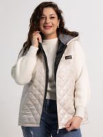 Жилет утепленный Дориана (бежевый) Б15322-18М LT Collection