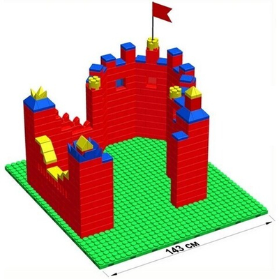 Большой конструктор LK Крепость GB7,5 L на платформе 32х35, для детей 3-8 лет