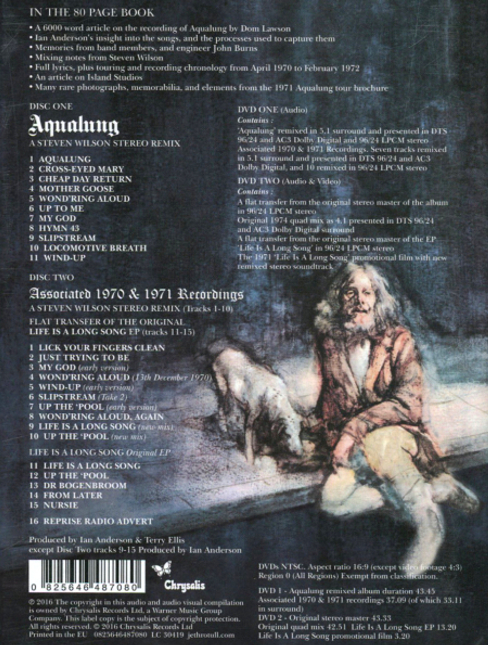 Jethro Tull / Aqualung (40th Anniversary Adapted Edition)(2CD+2DVD)