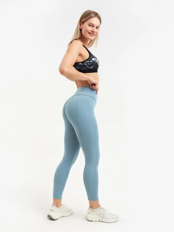 Леггинсы женские, цвет голубой, размер 44 (S)