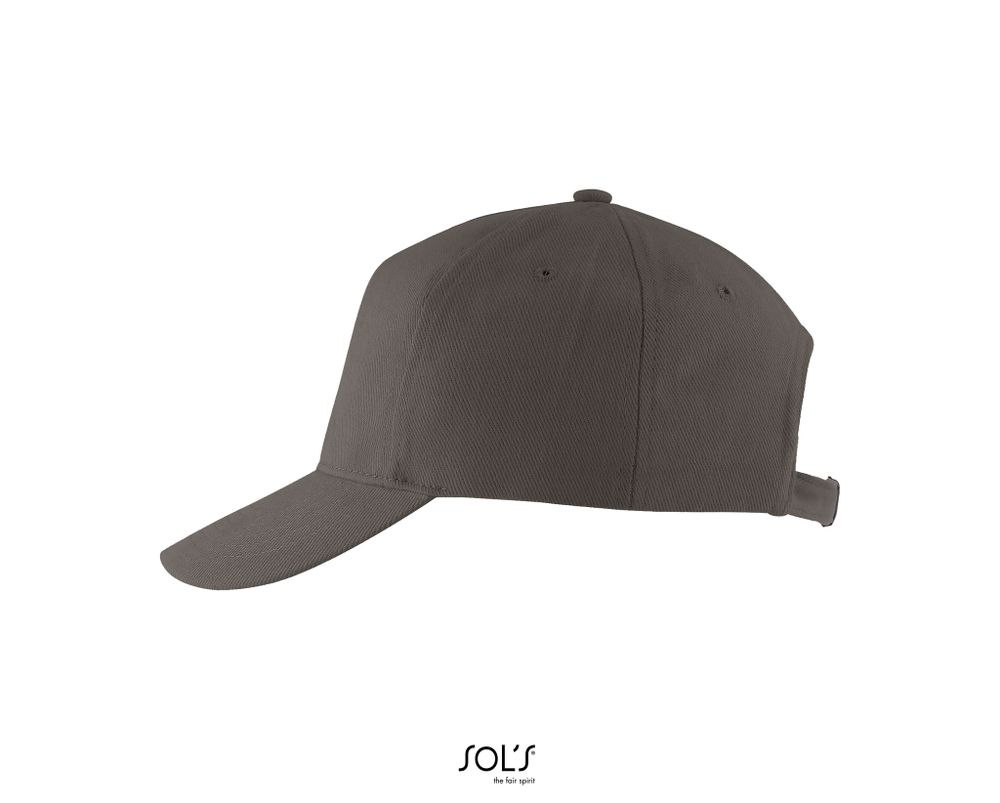 Кепка LONG BEACH 5-ти панельная Чёрный