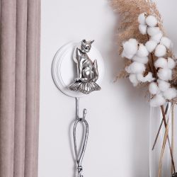 Настенный крючок Кошечка Айс