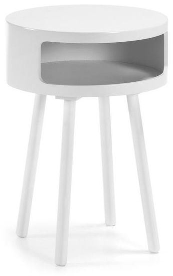 Столик Bruk с полкой белый Испания