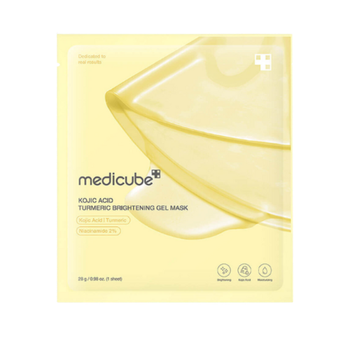 Мedicube Kojic Acid Turmeric Brightening Gel Mask гидрогелевая маска для сияния кожи
