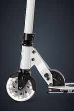 Самокат Micro Sprite Glow (светится в темноте) LED, белый