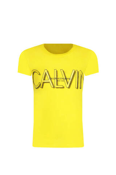 футболка Calvin Klein Jeans - желтый(IG0IG01046)