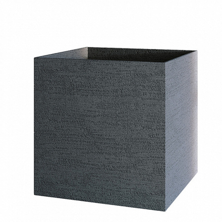 Кашпо CUBE EROSIA GRAY 60x60x60