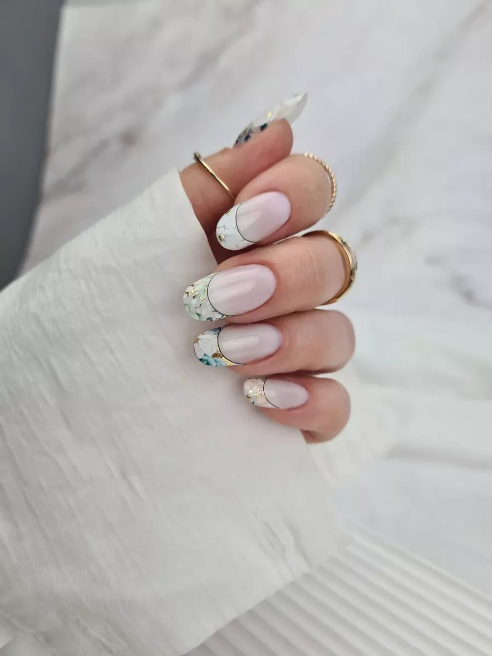 Lucky Rose Слайдеры наклейки для ногтей Foil 190