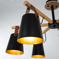 Люстра на штанге Arte Lamp A7032PL-6BK
