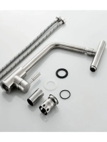 Смеситель для кухни нержавеющая сталь поворотный Culto BOLD