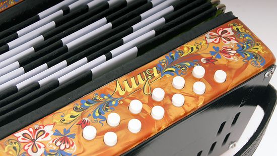 S40XL-C-YL Гармонь "Сувенир" 15х12-I, желтая, Шуйская гармонь