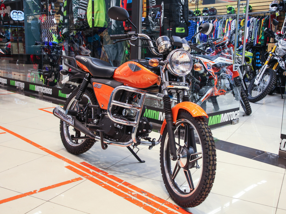 Мопед Racer RC50 Alpha оранжевый + ЦПГ 125 СС