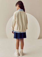 Толстовка и юбка в комплекте для девочки Next E45-365, Бежевый, Синий