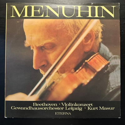 Бетховен, Менухин- Концерт для скрипки (Германия 1983г.)