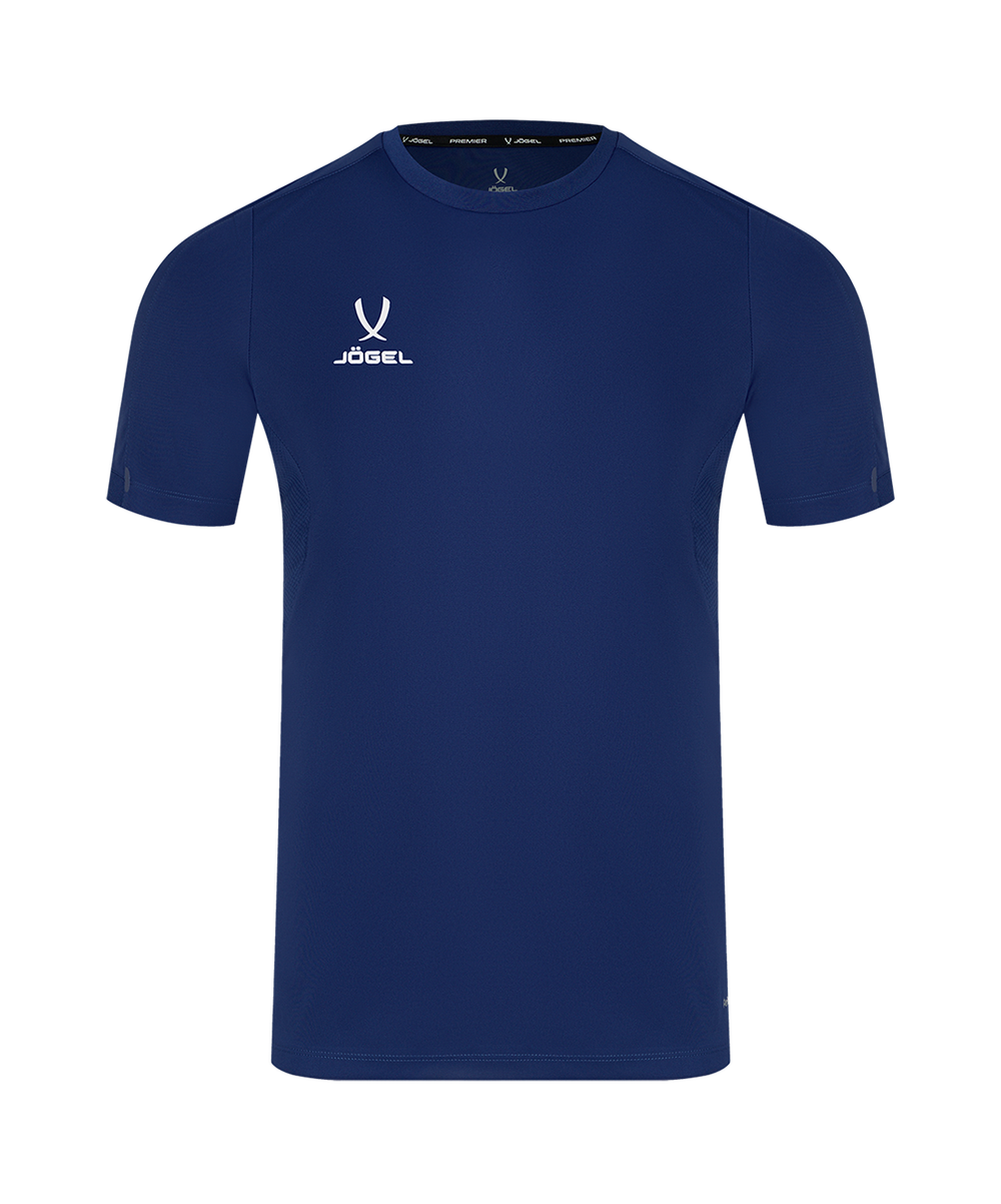 Футболка тренировочная JÖGEL PREMIER PerFormDRY Training Poly Tee, темно-синий
