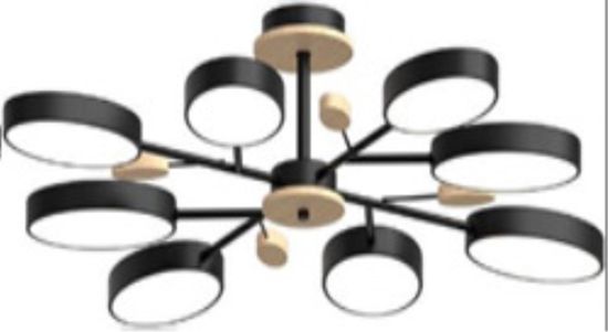 Потолочный cветильник LED4U L3221-850 BK