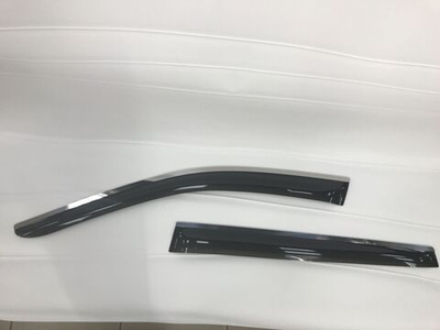 Дефлекторы дверей Toyota RAV4 2019+ ХРОМ молдинг Luna