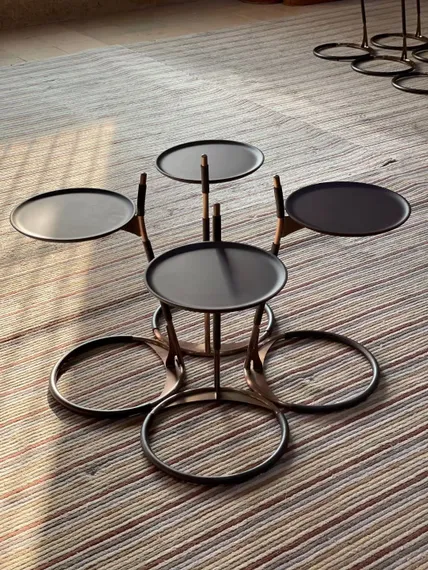 Приставной журнальный столик GQ, Ø38х61 см