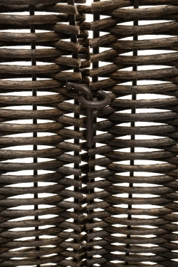 Корзина под елку Люкс Палермо 65 см., разборная, корица, ЕлкиТорг (65-224)