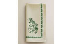 Zara Home столовая салфетка из хлопка, цветочный мотив, 45 45 см (комплект 2 шт.) · 2292/022
