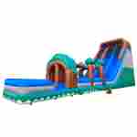 Надувная водная горка «Сказочный лес», 18*4,7*7,5 м