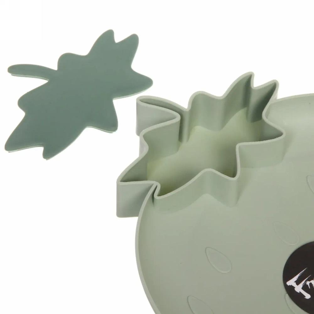 Блюдо пластиковое сервировочное «Клубника» 27*21см