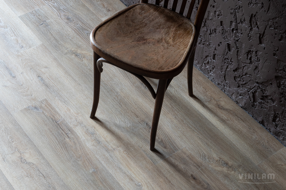 SPC Ламинат VINILAM GLUE Дуб Амберг