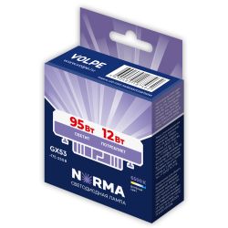 LED-GX53-12W-6500K-GX53-FR-NR Лампа светодиодная. матовая. Серия Norma. Дневной белый свет 6500K. Картон. ТМ Volpe