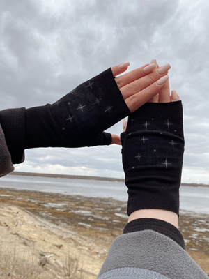 Митенки Звездное небо