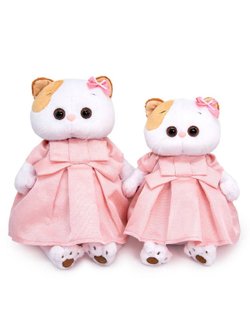 Мягкая игрушка Ли-Ли в розовом платье с люрексом 27 см