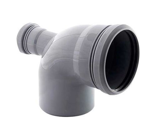 Отвод 110*90 с вых. 50 (фронт) ПОЛИТЭК