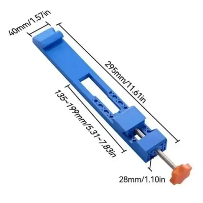 Рельс основания резательной машины, закрепите джиг для электрической циркулярной пилы, деревянный режущий джиг закрепите, зажимы позиционирования фрезерования пилы, размер 295*40mm