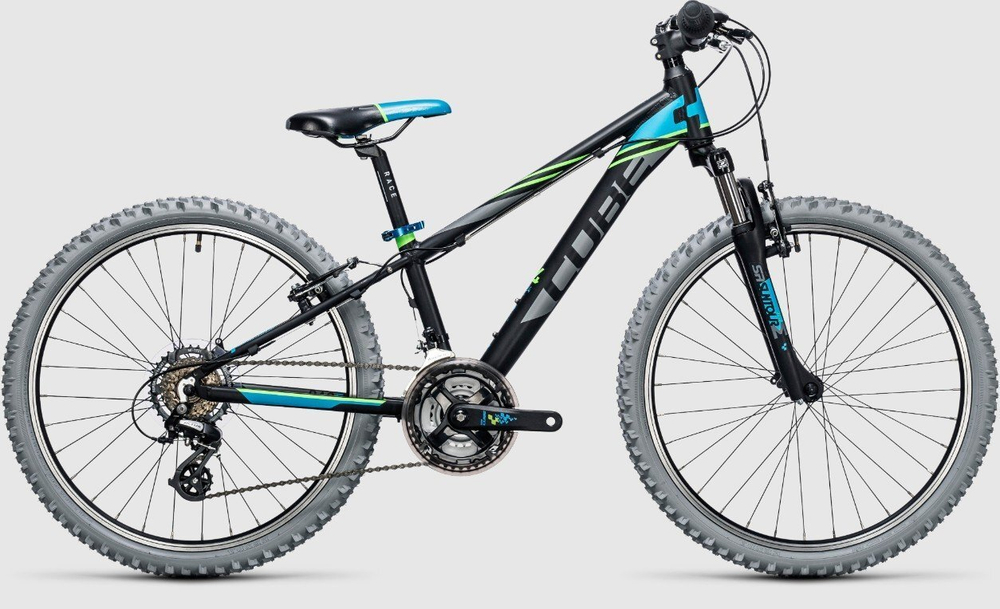 Велосипед CUBE 2018 KID 240  black´n´blue 24 uni
