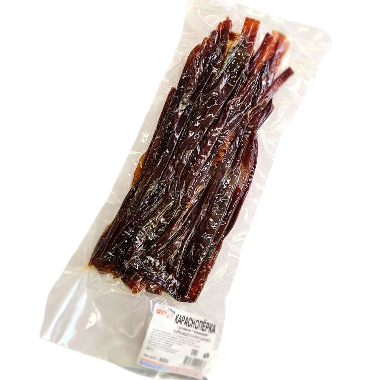 Краснопёрка сушеная, соломка, в/у 500 г