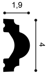 Молдинг гибкий PX120F