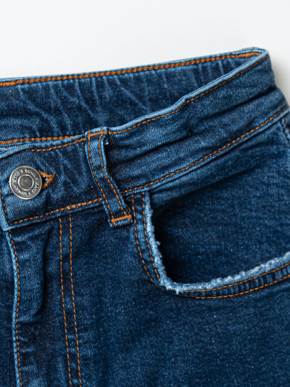 Джинсы прямые "Синие" 7+