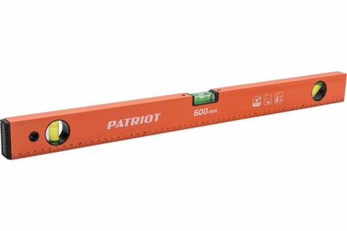 Алюминиевый фрезерованный уровень 600мм PATRIOT LCP-600 350005506