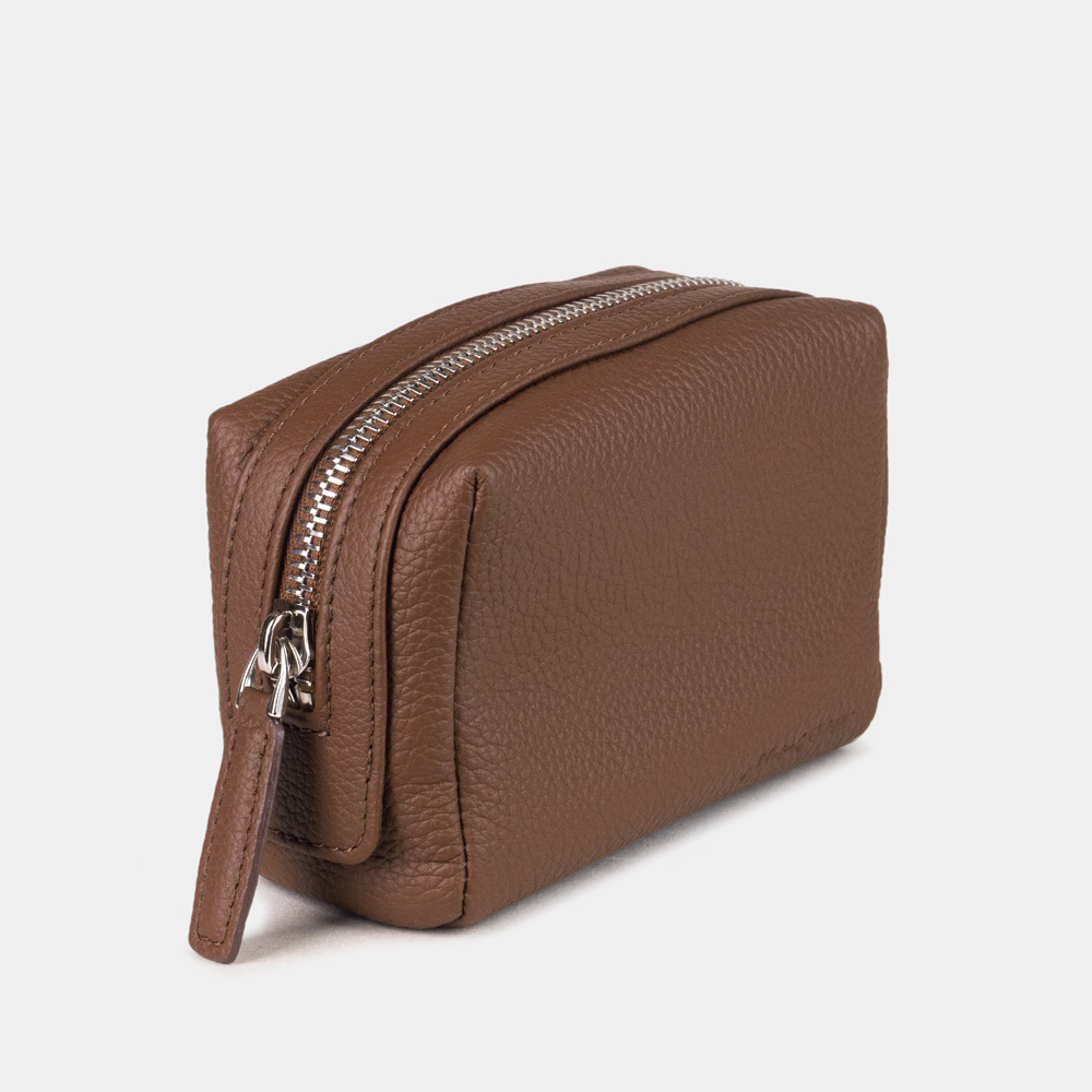 Несессер Mignon из кожи теленка, цвета шоколад