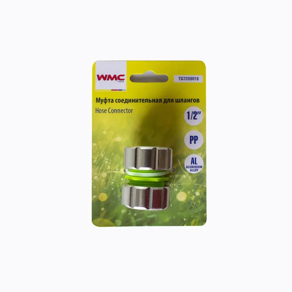 Муфта соединительная для шлангов 1/2'',на блистере WMC TOOLS WMC-TG7209018