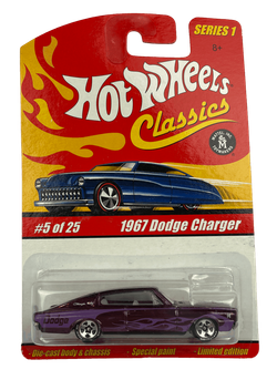 Hot Wheels Classics Series 1: 1967 Dodge Charger (Purple) (#5 of 25) (2005)