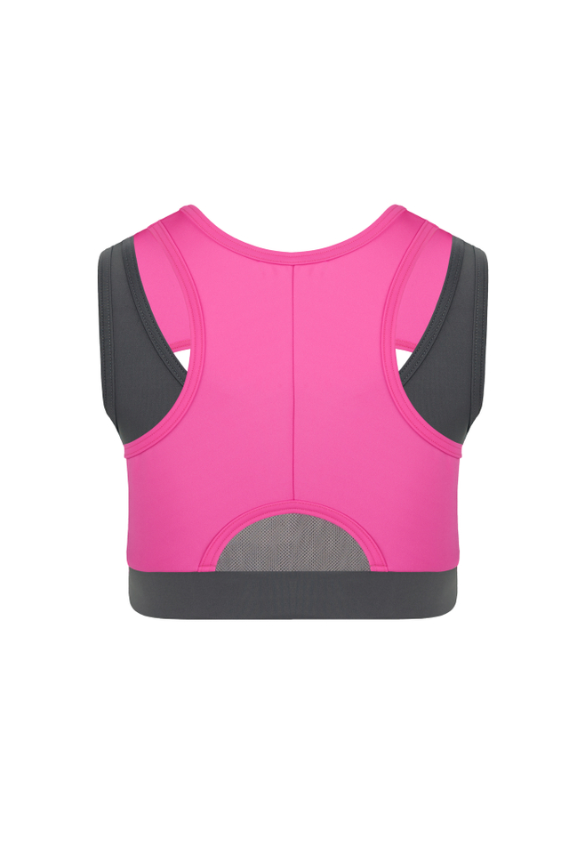 Топ FITNESS фуксия неон